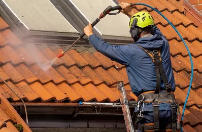 Démoussage et hydrofuge de toiture à Foucherolles